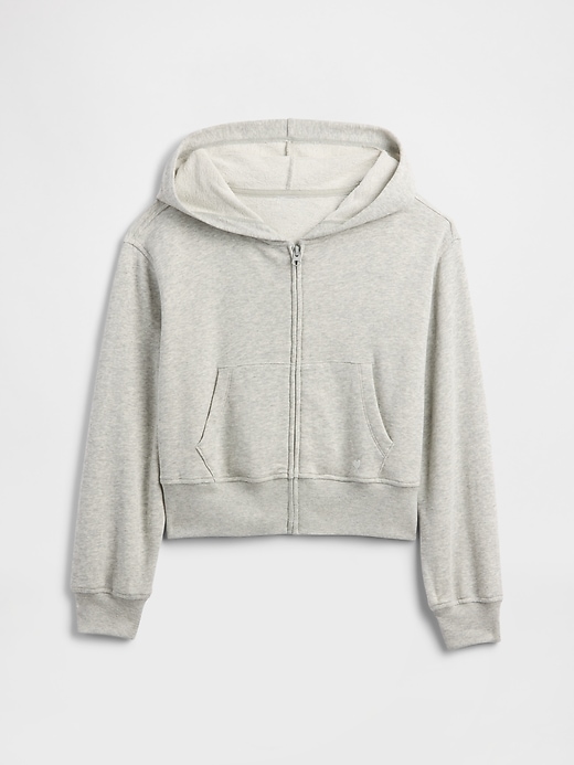 Image number 1 showing, Kids Relaxed Wedge Zip Hoodie