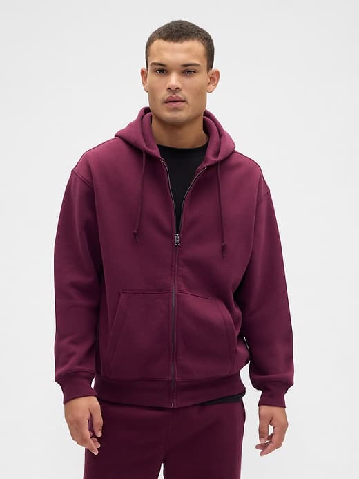 Image number 1 showing, Vintage Soft Oversized Zip Hoodie