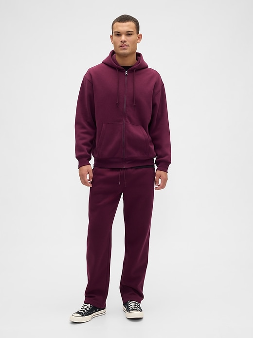 Vintage Soft Oversized Zip Hoodie