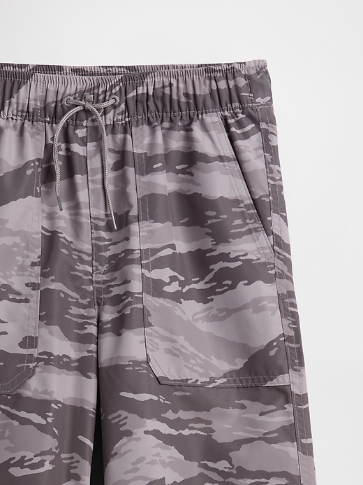 Image number 3 showing, Kids 100% Recycled Jersey-Lined Pull-On Pants