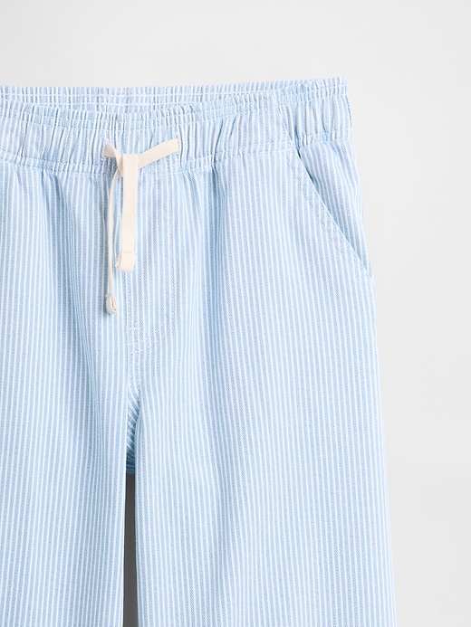 Image number 3 showing, Kids Stripe Pull-On Wide-Leg Pants