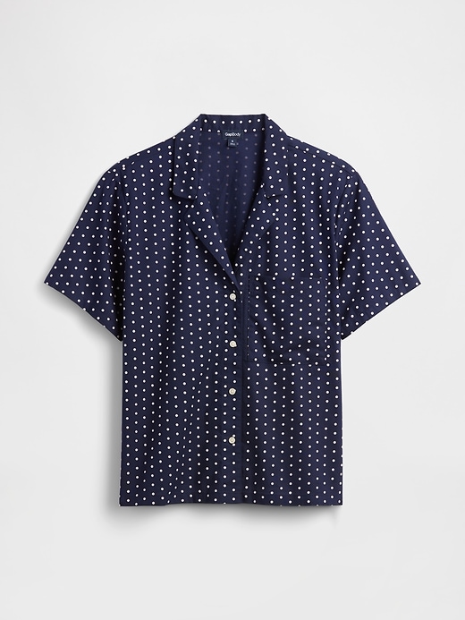 Image number 4 showing, Poplin PJ Shirt