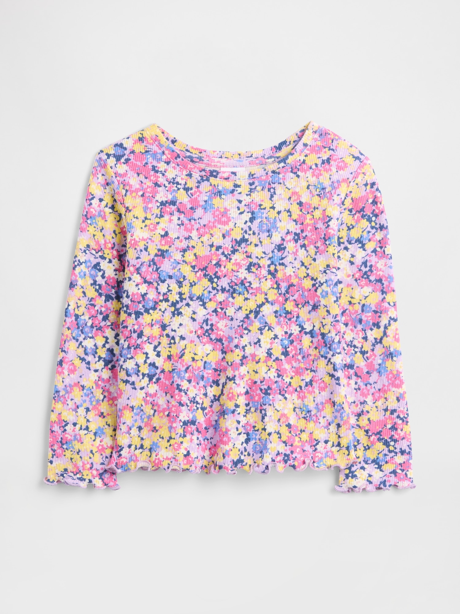 babyGap Ribbed Crewneck T-Shirt - Multi Floral