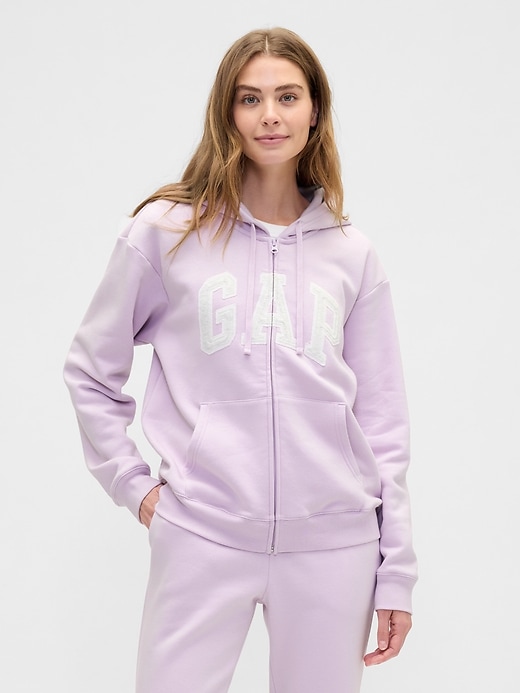 Image number 1 showing, Relaxed Gap Logo Zip Hoodie