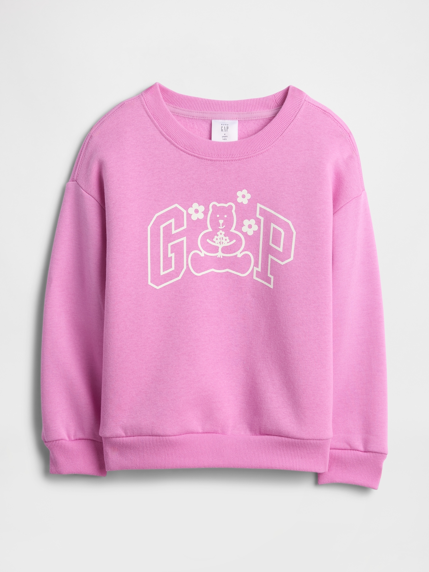 babyGap Logo Relaxed Crewneck Sweatshirt