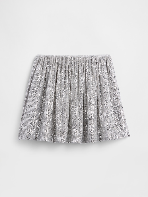 Image number 2 showing, Kids Pull-On Sequin Skirt