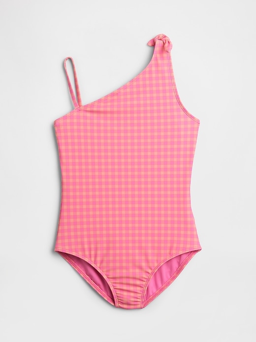 Image number 1 showing, Kids Swim Asymmetrical One-Piece