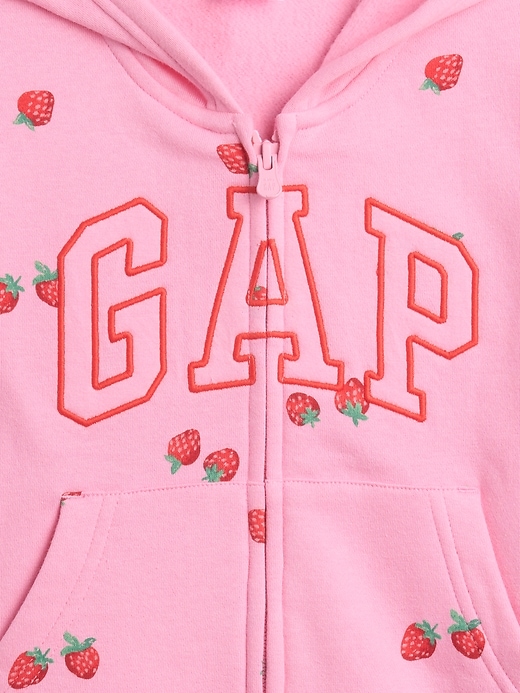 Image number 3 showing, babyGap Relaxed Logo Zip Hoodie