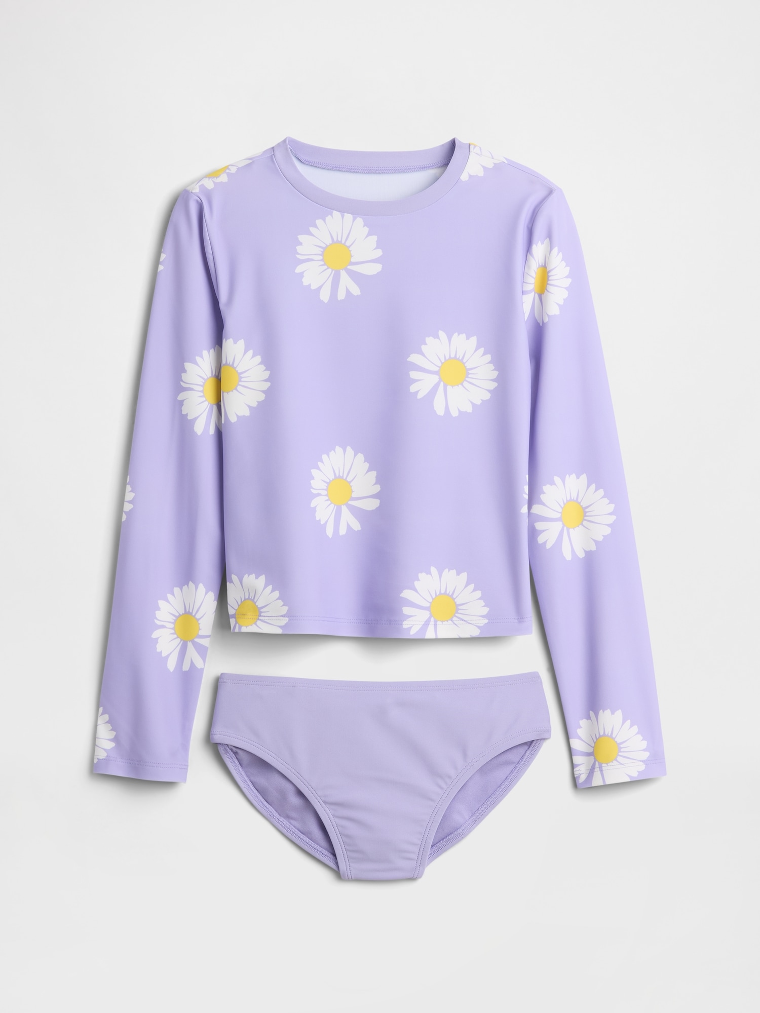 Kids Two-Piece Cropped Rash Guard