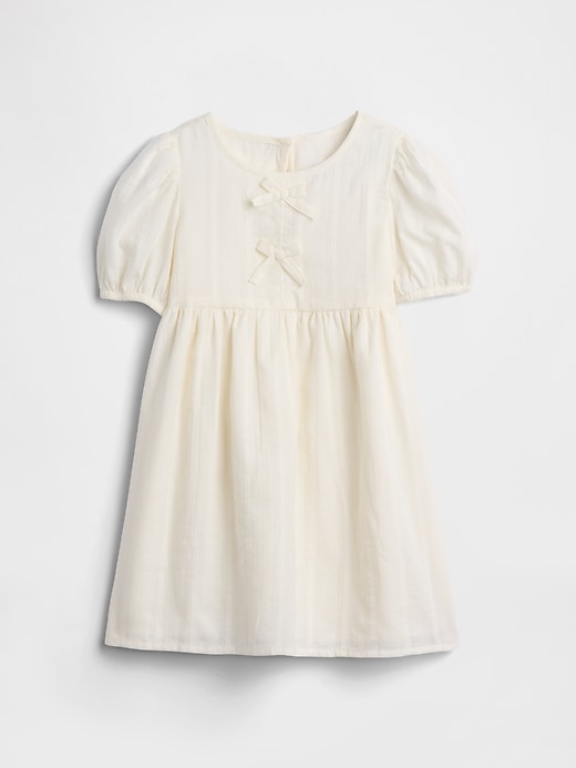 Image number 1 showing, babyGap Puff Sleeve Bow Dress