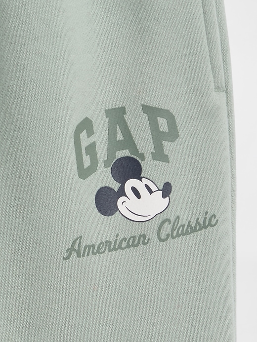 Image number 3 showing, GapKids × Disney Mickey Mouse Relaxed Logo Joggers