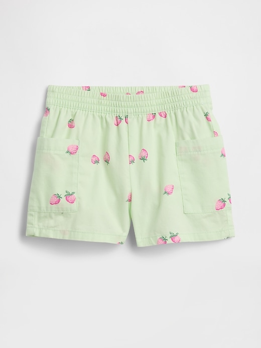 Image number 1 showing, babyGap Pull-On Linen-Blend Shorts