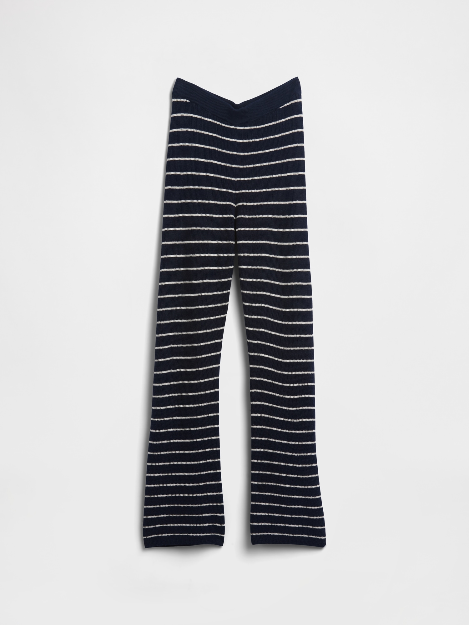 Kids Pull-On Stripe Sweater Leggings