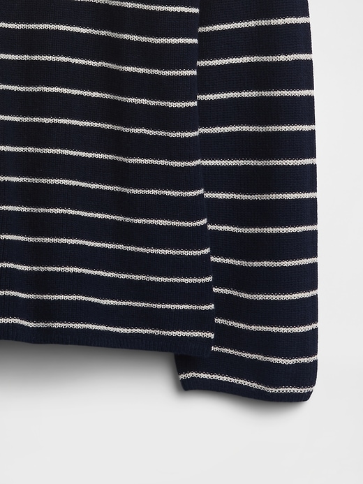 Image number 3 showing, Kids Oversized Stripe Shaker-Stitch Sweater