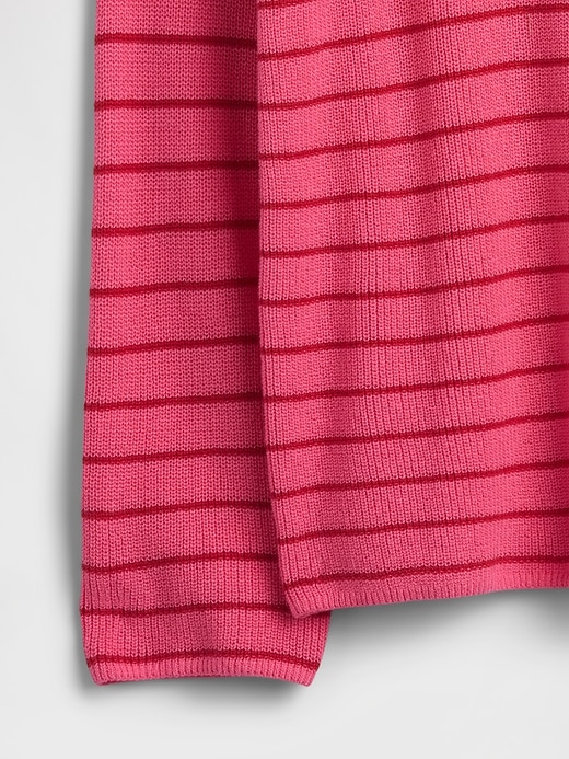 Image number 3 showing, Kids Oversized Stripe Shaker-Stitch Sweater