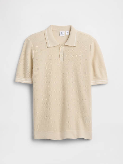Image number 1 showing, Kids Relaxed Sweater Polo Shirt