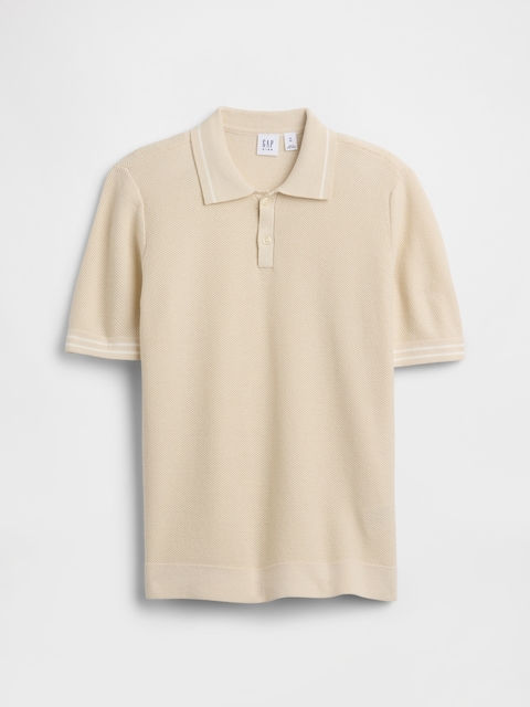 Kids Relaxed Sweater Polo Shirt