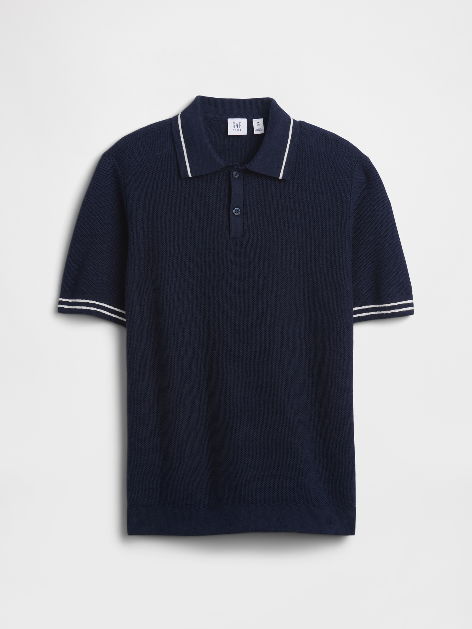 Kids Relaxed Sweater Polo Shirt