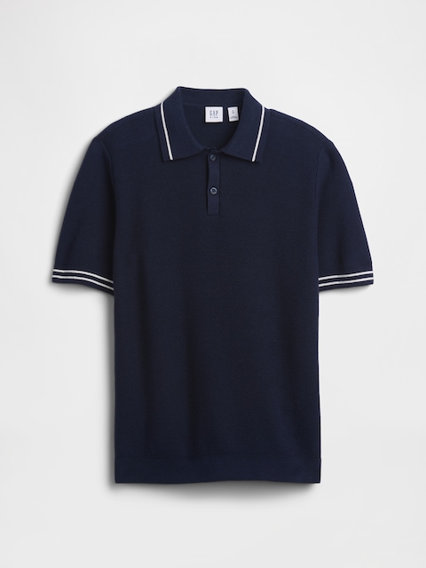 Kids Relaxed Sweater Polo Shirt