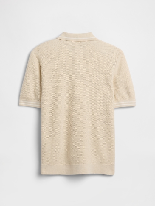 Kids Relaxed Sweater Polo Shirt