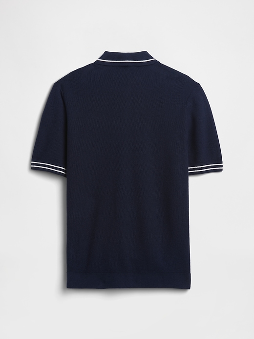 Image number 2 showing, Kids Relaxed Sweater Polo Shirt