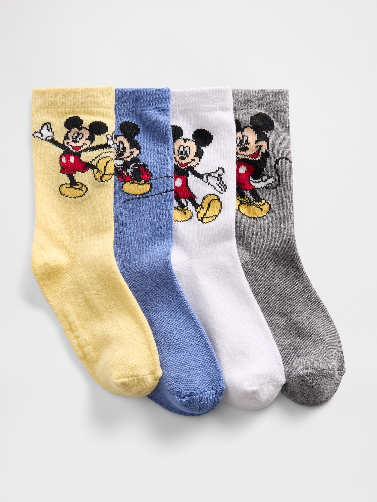 babyGap × Disney Mickey Mouse Crew Socks (4-Pack)