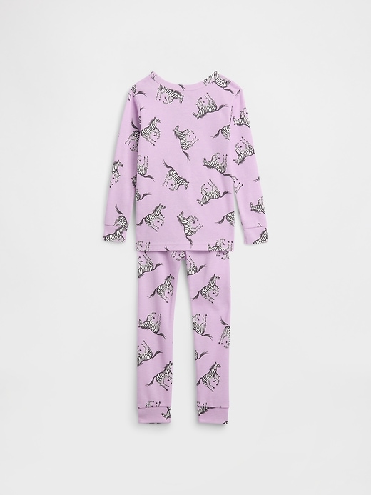 Image number 2 showing, babyGap 100% Organic Cotton Zebra PJ Set