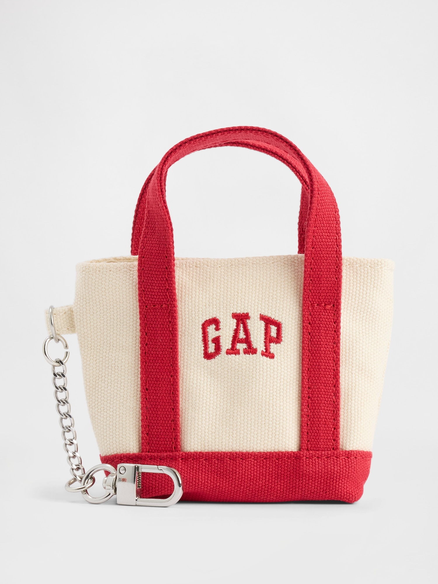 Logo Tote Keychain Charm