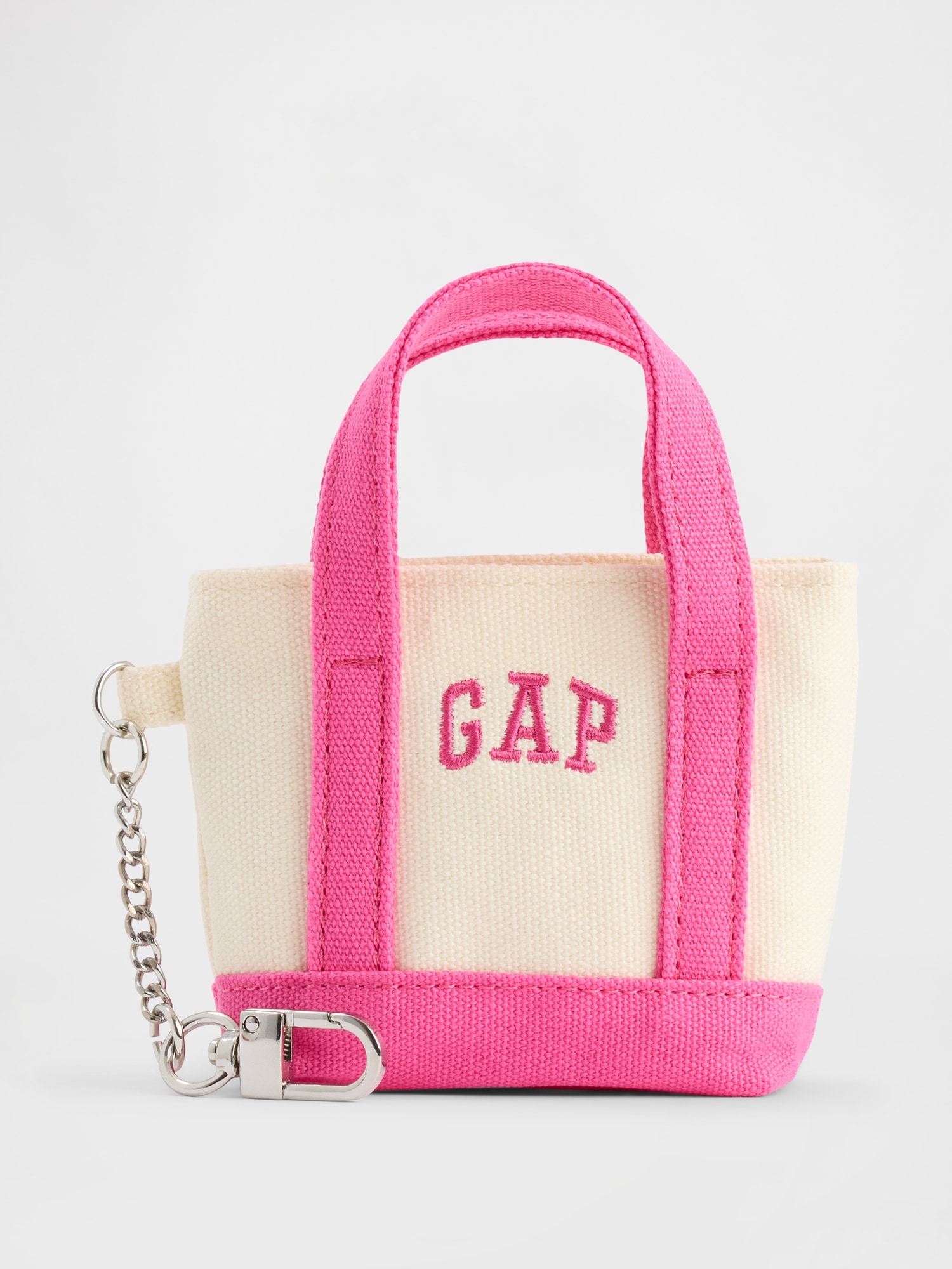 Logo Tote Keychain Charm