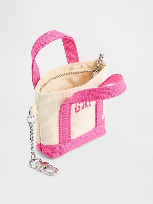 Logo Tote Keychain Charm