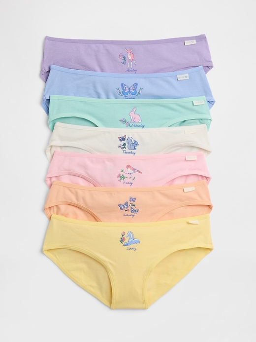 Image number 1 showing, Kids Bikini Briefs (7-Pack)