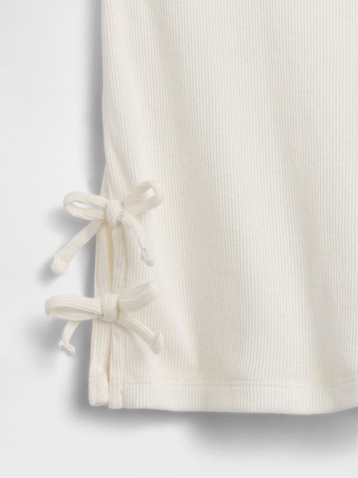 Image number 3 showing, Kids Ribbed Side-Tie T-Shirt