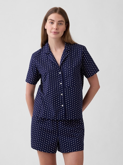 Image number 3 showing, Poplin PJ Shirt