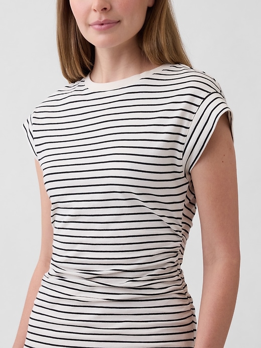 Image number 3 showing, Ruched Jersey Mini Dress