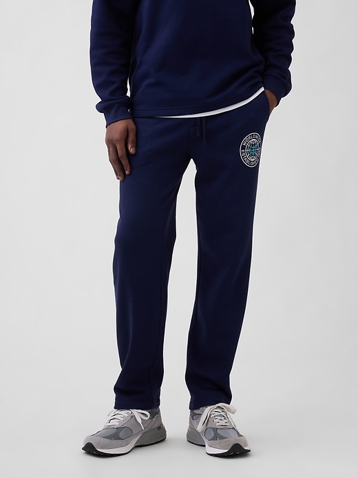 Image number 3 showing, Gap Graphic Straight-Leg Sweatpants