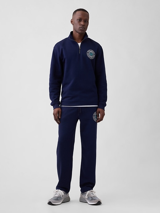 Image number 3 showing, Relaxed Gap Graphic Quarter-Zip Sweatshirt