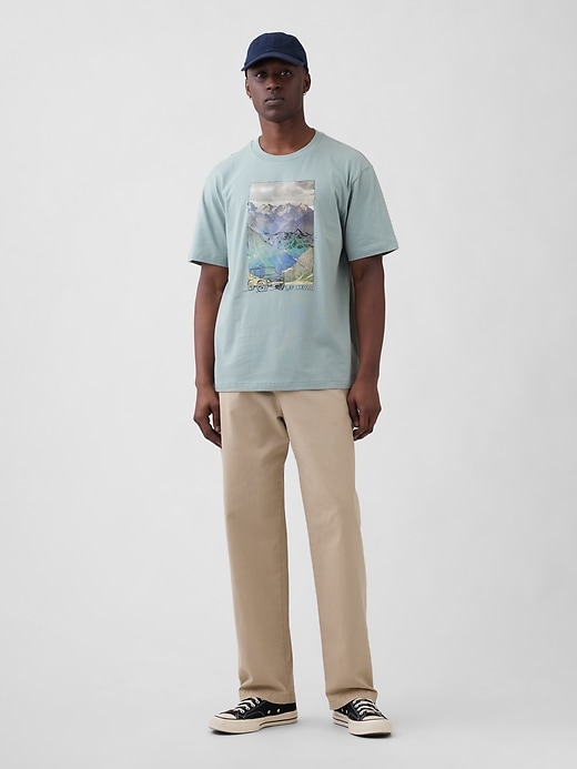 Image number 3 showing, Everyday Soft Relaxed Graphic T-Shirt