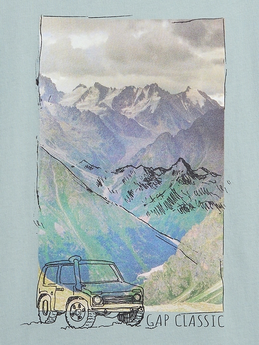 Image number 4 showing, Everyday Soft Relaxed Graphic T-Shirt