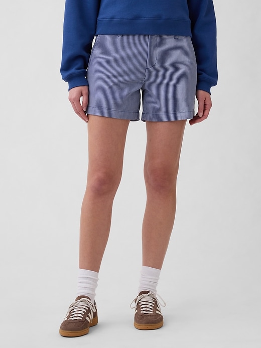 Image number 2 showing, 5" Mid Rise Downtown Khaki Shorts