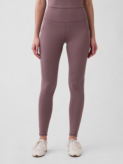 Image number 3 showing, GapFit Sky High Studio Pocket Leggings