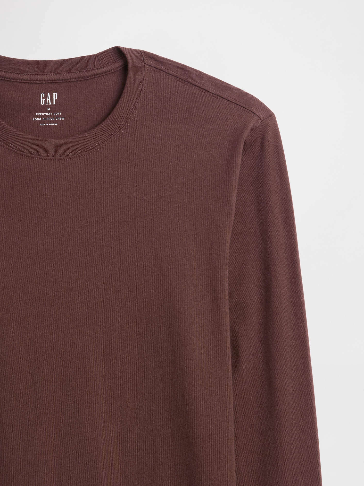 Gap Factory Everyday Soft Crewneck T-shirt In Brown