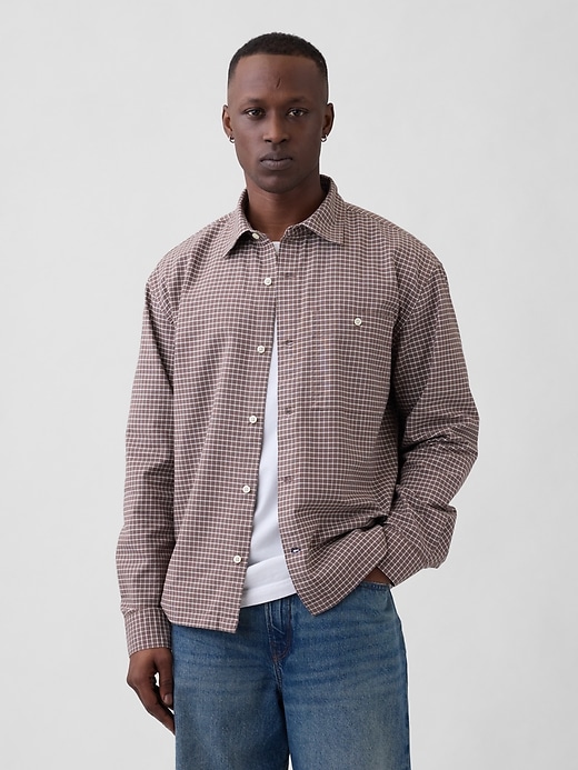 Image number 1 showing, Oxford Shirt in Boxy Fit