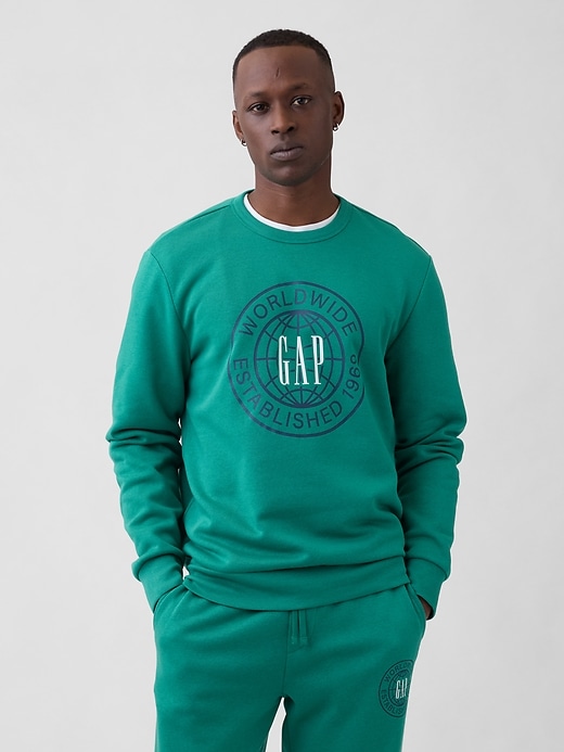 Image number 1 showing, Relaxed Gap Graphic Sweatshirt