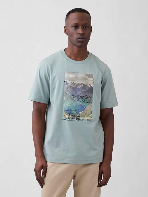 Image number 1 showing, Everyday Soft Relaxed Graphic T-Shirt
