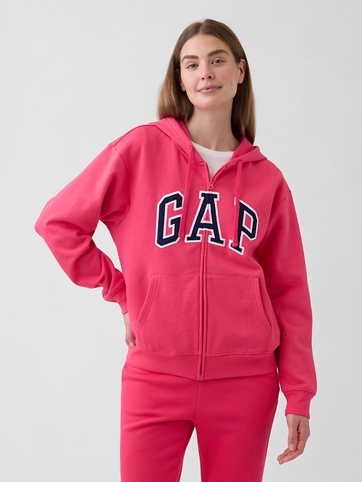 Image number 1 showing, Relaxed Gap Logo Zip Hoodie