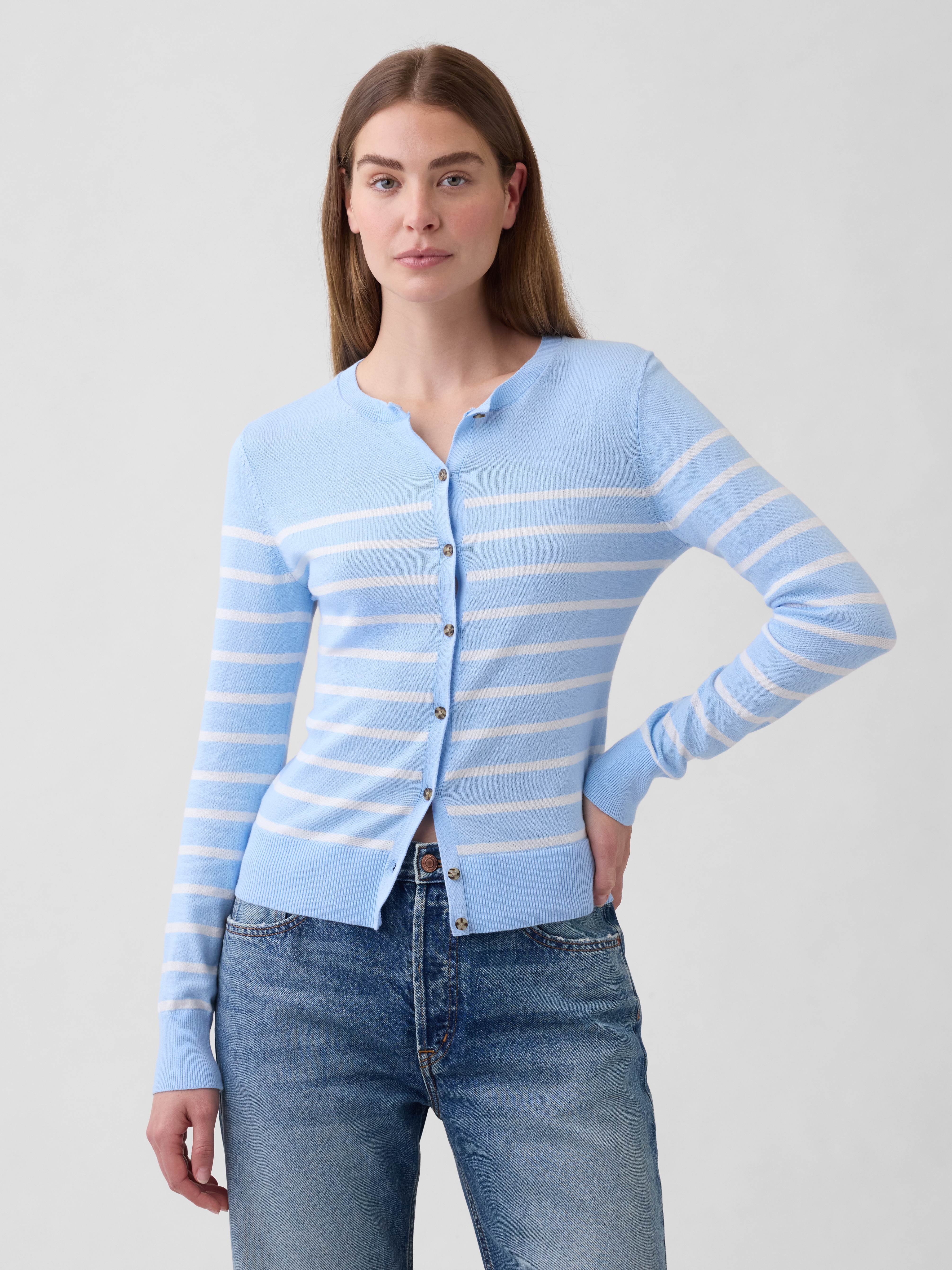 Crewneck Cardigan