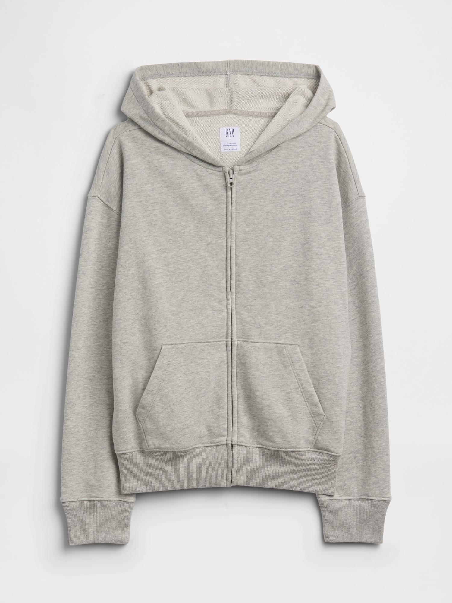 Kids Relaxed French Terry Zip Hoodie