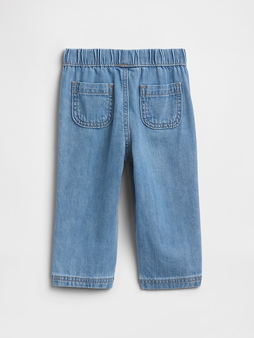 Image number 2 showing, Baby Pull-On Soft Denim Pants
