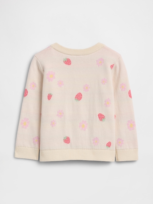 Image number 2 showing, Baby Print Crewneck Cardigan
