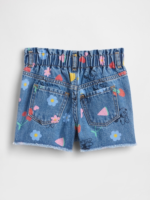 Image number 2 showing, babyGap × Disney Paperbag Mom Jean Shorts